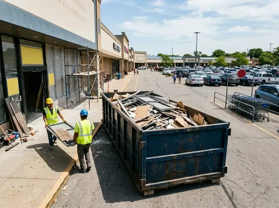 retail-store-renovation-debris-003 — frequently asked questions, Roll-off Dumpster Rentals in Weedpatch, CA